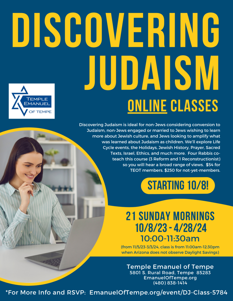 Banner Image for Discovering Judaism 5784 (2023-2024)