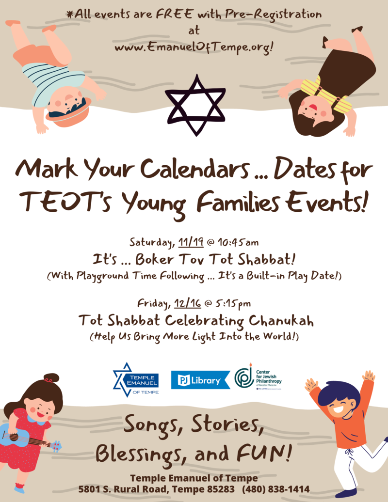 Banner Image for Boker Tov TOT Shabbat - A TEOT 2022 Connecting Young Families Program