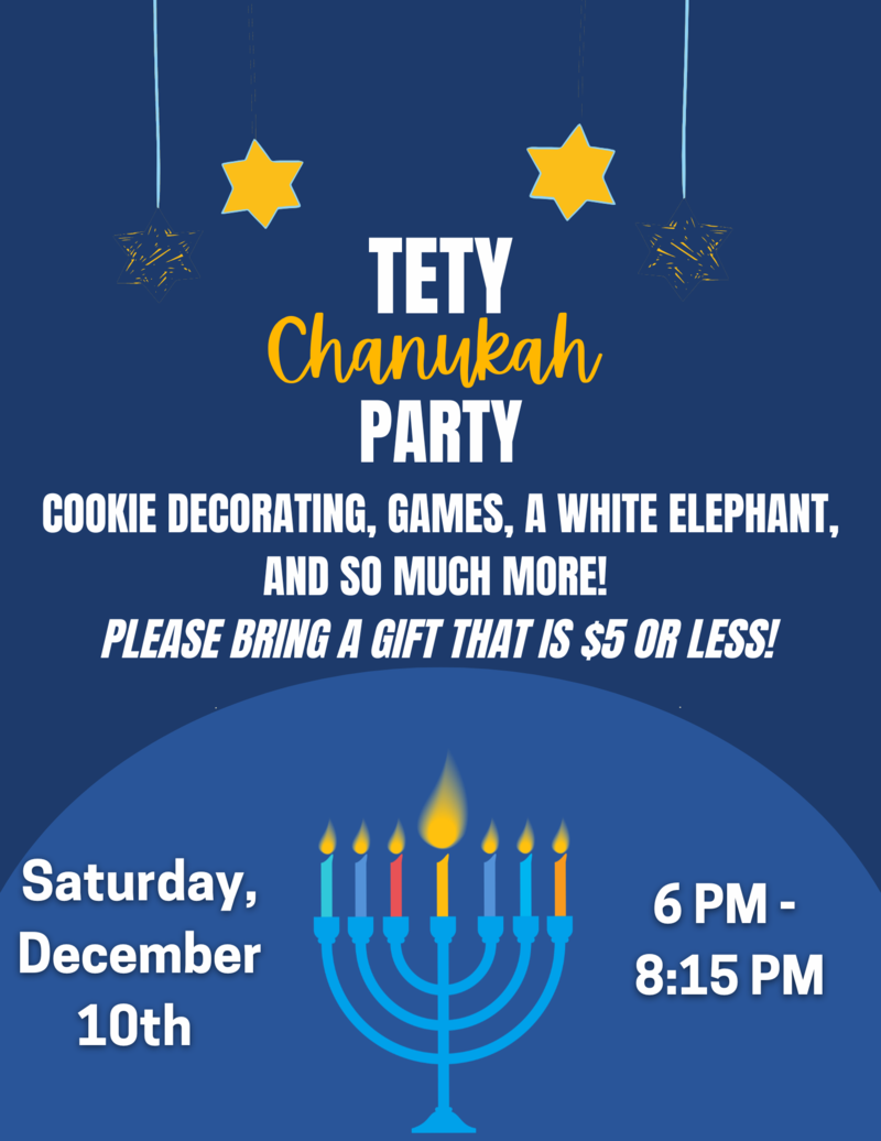 Banner Image for TETY Chanukah Party!