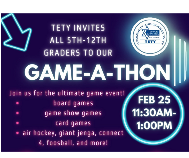 Banner Image for TETY Game-A-Thon