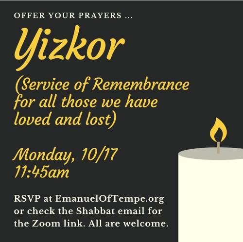 Banner Image for Yizkor Service