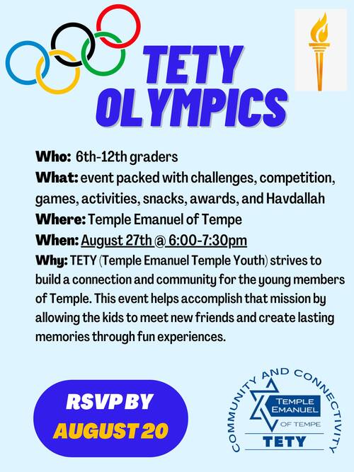 Banner Image for TETY Event- TETY Olympics